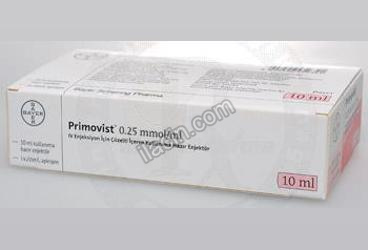 PRIMOVIST 0,25 MMOL/ML ENJEKTABL SOLUSYON ICEREN KULLANIMA HAZIR ENJEKTOR 1x10 ML görseli