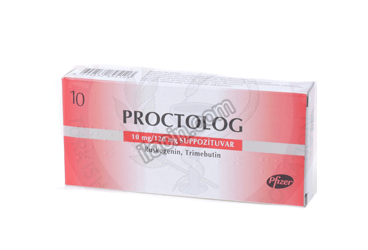PROCTOLOG 10 MG/120 MG SUPPOZITUVAR (10 ADET) görseli
