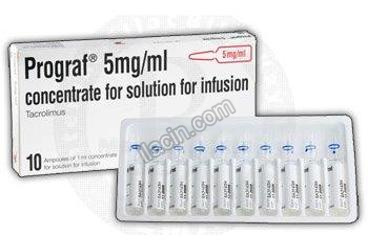 PROGRAF 5 MG/ML KONSANTRE IV INFUZYON ICIN SOLUSYON ICEREN 10 AMPUL görseli