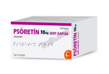 PSORETIN 10 MG SERT KAPSUL (100 KAPSUL) görseli