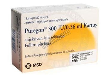 PUREGON 300 IU/ 0.36 ML S.C. ENJ. ICIN SOL. ICEREN 1 KARTUS görseli