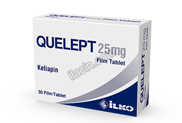 QUELEPT 25 MG 30 FILM TABLET görseli