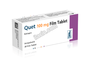 QUET 100 MG 30 FILM TABLET görseli