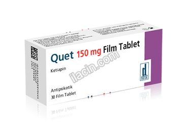 QUET 150 MG 30 FILM TABLET görseli