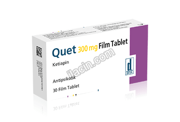 QUET 300 MG 30 FILM TABLET görseli
