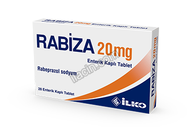 RABIZA 20 MG 28 ENTERIK KAPLI TABLET görseli