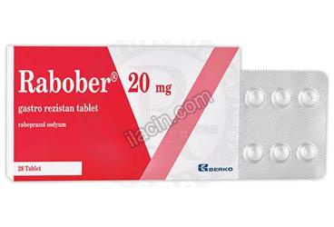 RABOBER 20 MG GASTRO REZISTAN TABLET (28 TABLET) görseli