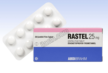 RASTEL 25 MG 20 CENTIKLI FILM TABLET görseli