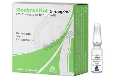 RECHROSITOL 5 MCG/ML IV ENJEKSIYONLUK COZELTI (5 AMPUL) görseli