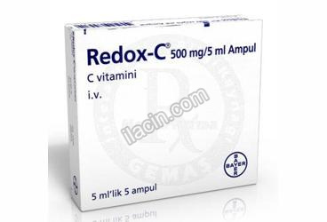 REDOXON 500 MG 5 AMPUL görseli