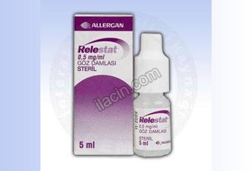 RELESTAT 0.5MG/ML GOZ DAMLASI görseli