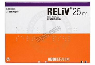 RELIV 25 MG SERT KAPSUL (21 ADET) görseli