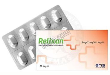 RELIXAN 6 MG/25 MG SERT KAPSUL görseli