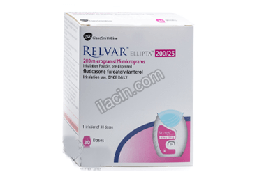 RELVAR ELLIPTA 200/25 MCG KULLANIMA HAZIR INHALASYON TOZU 30 DOZ görseli