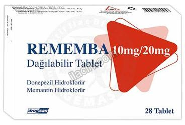 REMEMBA 10 MG/20 MG DAGILABILIR TABLET (28 TABLET) görseli