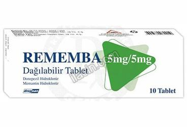 REMEMBA 5 MG/5 MG DAGILABILIR TABLET (10 TABLET) görseli