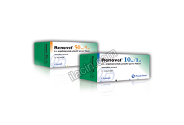 RENOVEL 50 MG/5 ML ENJ. COZ. ICEREN FLAKON görseli