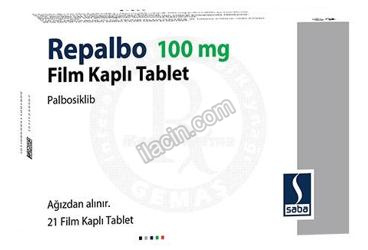 REPALBO 100 MG FILM KAPLI TABLET (21 FILM KAPLI TABLET) görseli