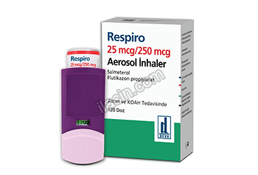 RESPIRO 25 MCG/250 MCG AEROSOL INHALER görseli