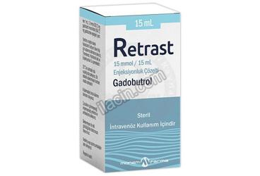RETRAST 15 MMOL/ 15 ML ENJEKSIYONLUK COZELTI 1 FLAKON görseli