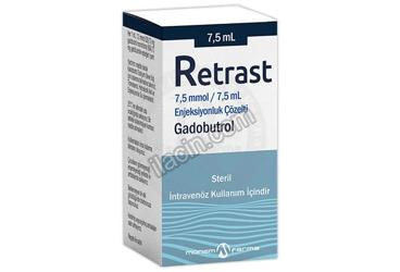 RETRAST 7,5 MMOL/ 7,5 ML ENJEKSIYONLUK COZELTI görseli
