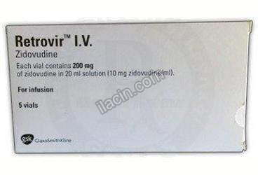 RETROVIR 200 MG/20ML 5 FLAKON görseli