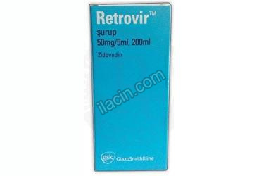 RETROVIR 50 MG/5 ML 200 ML SURUP görseli