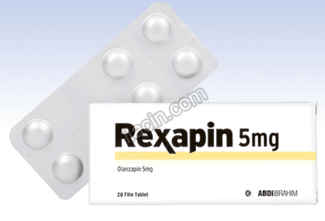 REXAPIN 5 MG 28 FILM TABLET görseli