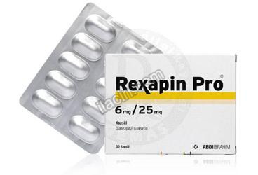 REXAPIN PRO 6 MG/25 MG KAPSUL (30 KAPSUL) görseli