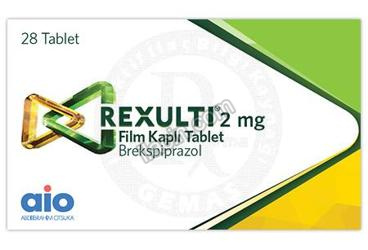 REXULTI 2 MG FILM KAPLI TABLET (28 ADET) görseli