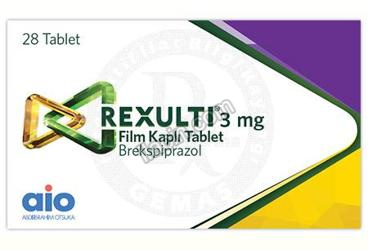 REXULTI 3 MG FILM KAPLI TABLET (28 ADET) görseli