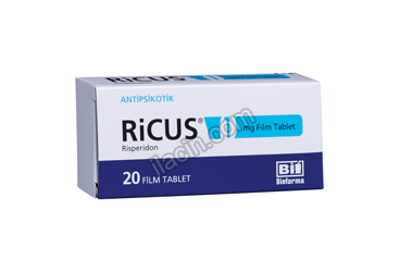 RICUS 1 MG 20 FILM KAPLI TABLET görseli