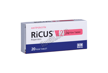 RICUS 2 MG 20 FILM KAPLI TABLET görseli