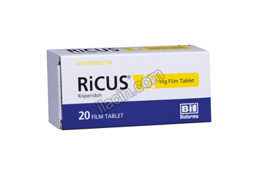 RICUS 3 MG 20 FILM KAPLI TABLET görseli