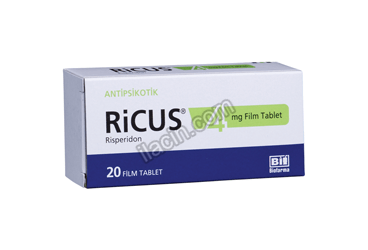 RICUS 4 MG 20 FILM KAPLI TABLET görseli