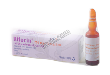 RIFOCIN 250 MG /3 ML 1 AMPUL görseli