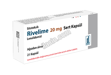 RIVELIME 20 MG SERT KAPSUL (21 KAPSUL) görseli