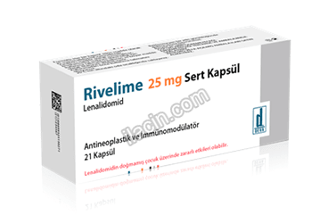 RIVELIME 25 MG 21 SERT KAPSUL görseli
