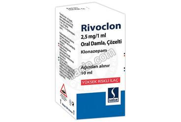 RIVOCLON 2.5 MG/1 ML ORAL DAMLA, COZELTI (10 ML) görseli