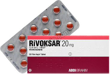 RIVOKSAR 20 MG FILM KAPLI TABLET (28 TABLET) görseli