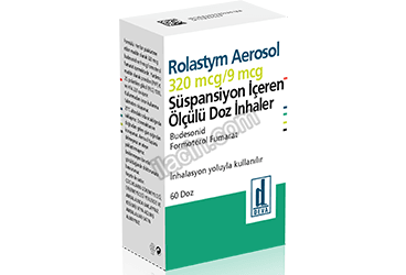 ROLASTYM AEROSOL 320 MCG/9 MCG OLCULU 60 DOZ INHALER görseli