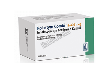ROLASTYM COMBI 12/400 MCG INHALASYON ICIN TOZ ICEREN 60 KAPSUL görseli