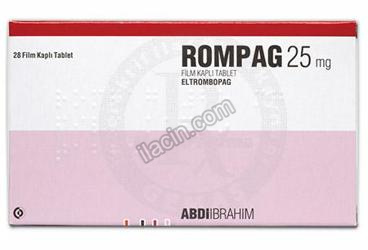 ROMPAG 25 MG FILM KAPLI TABLET (28 TABLET) görseli