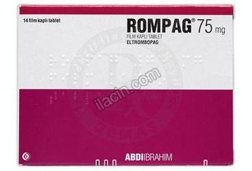 ROMPAG 75 MG FILM KAPLI TABLET (14 TABLET) görseli