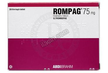 ROMPAG 75 MG FILM KAPLI TABLET (28 TABLET) görseli