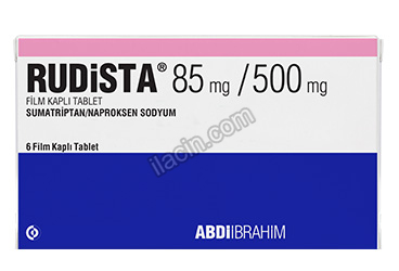 RUDISTA 85 MG/500 MG FILM KAPLI TABLET (6 TABLET) görseli