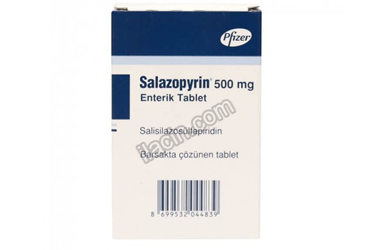 SALAZOPYRIN 500 MG 50 ENTERIK TABLET görseli