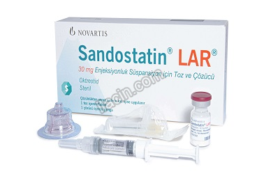 SANDOSTATIN LAR 30 MG 1 FLAKON görseli