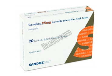 SANELOC 25 MG KONTROLLU SALIMLI FILM KAPLI TABLET (20 TABLET) görseli