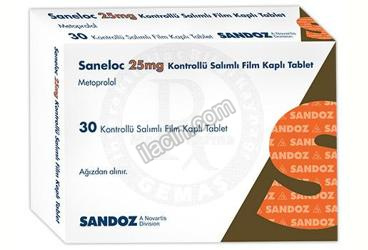SANELOC 25 MG KONTROLLU SALIMLI FILM KAPLI TABLET (30 TABLET) görseli